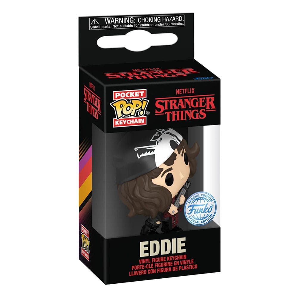 Stranger Things - Eddie - Portachiavi - Funko POP!
