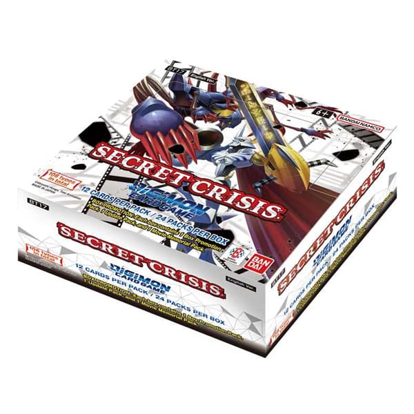 Box 24 Buste Digimon Card Game BT-17 Secret Crisis - Inglese