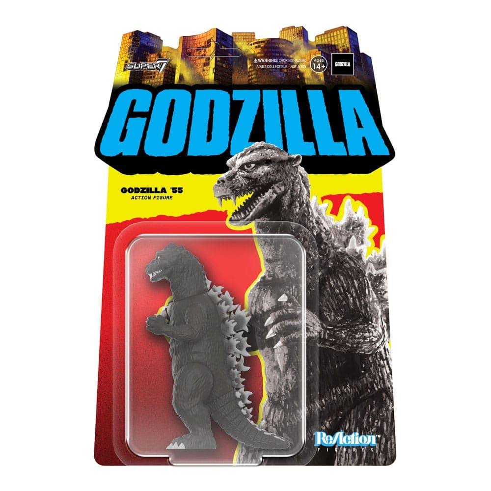 Godzilla Toho ReAction - Wave 05 Godzilla (Grayscale) ´55 (Grayscale) - Action Figure 10 cm