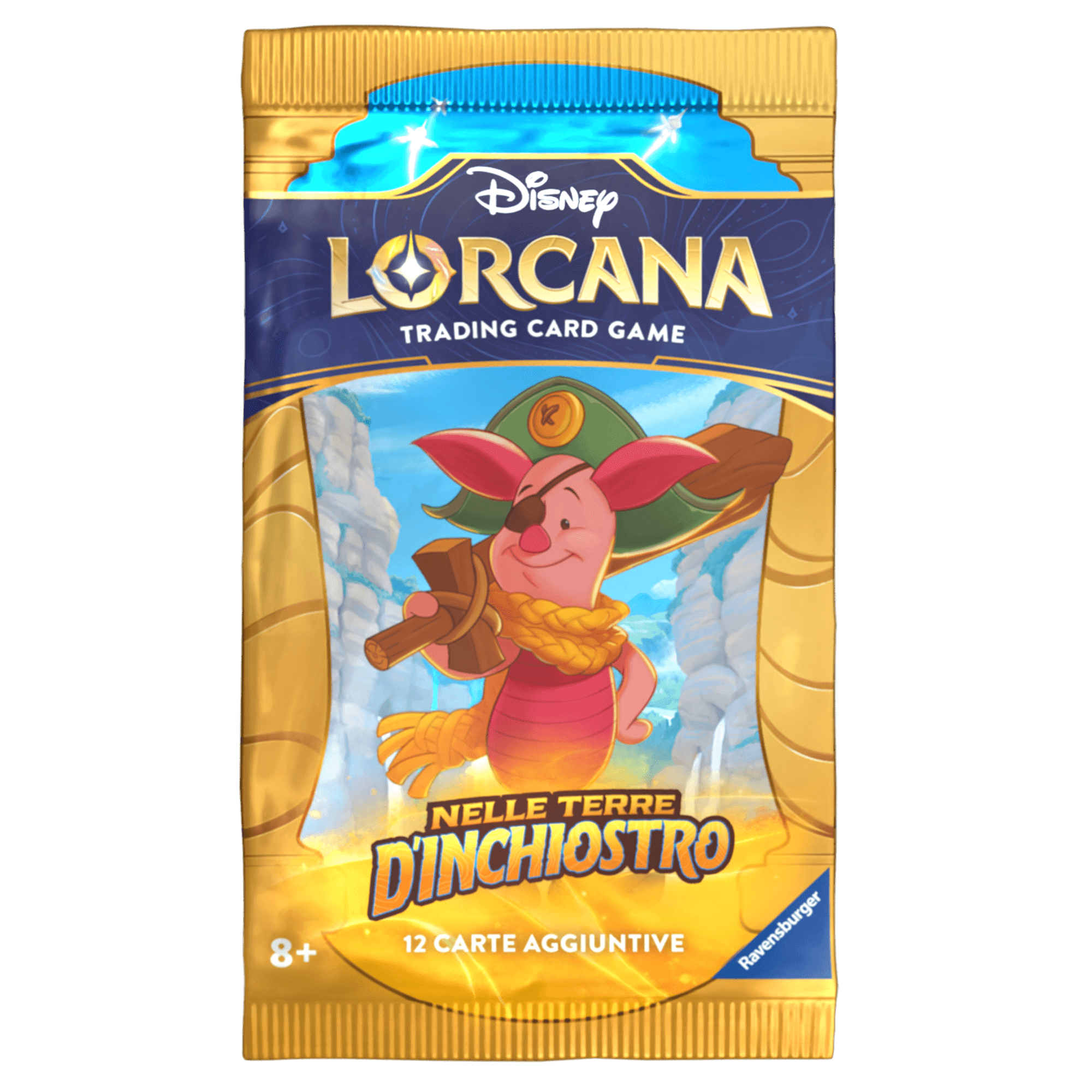 Disney Lorcana - Bustina 12 Carte - 12 Cards Pack - Nelle Terre d'Inchiostro - Into the Inklands - Artwork Pimpi - Inglese