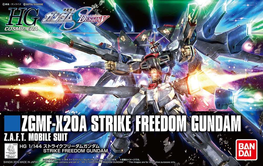 Bandai Model Kit Gunpla - Hg ZGMF-X20A Gundam Strike Freedom Revive 1/144