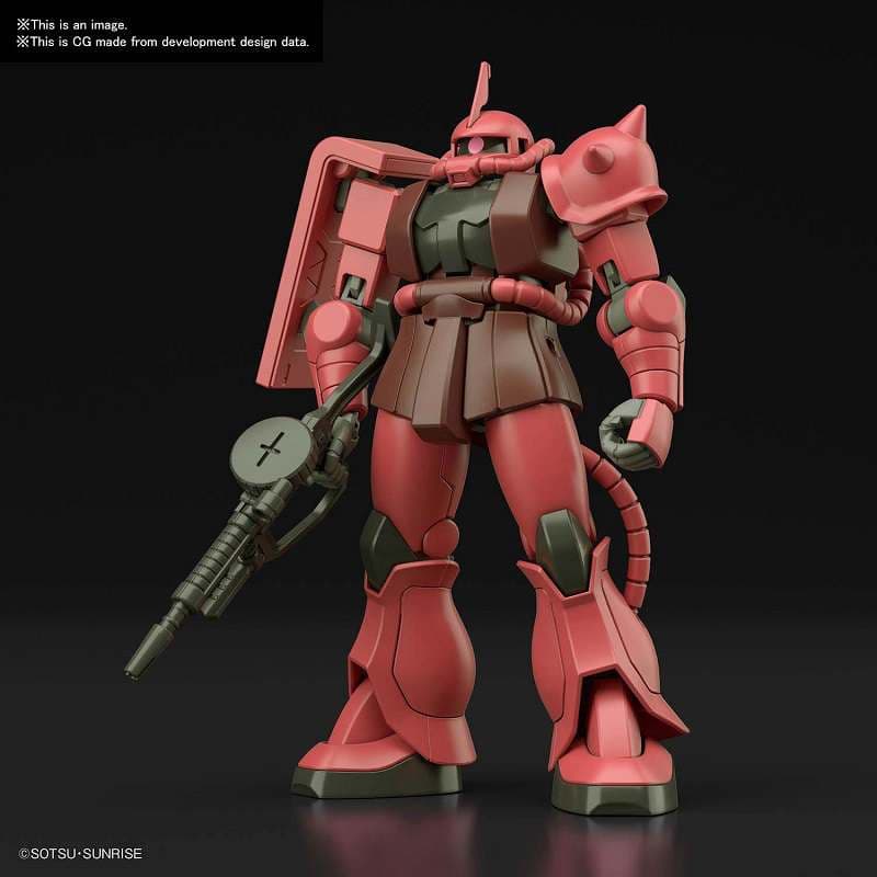 Bandai Model Kit Gunpla - Hguc MS-06S ZAKU II - High Grade Gundam 1/144