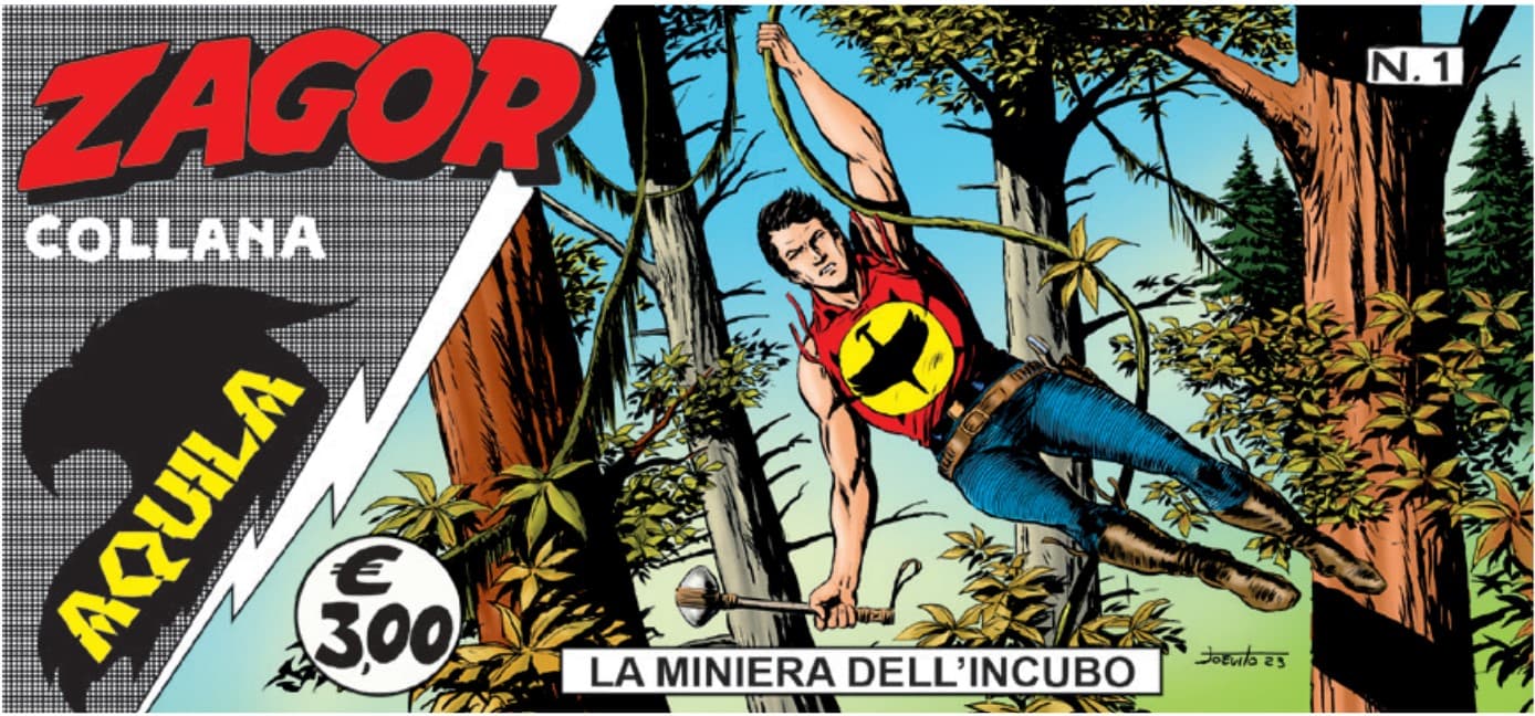 Le Strisce di Zagor - Collana Aquila 1 - La Miniera dell'Incubo - Sergio Bonelli Editore - Italiano
