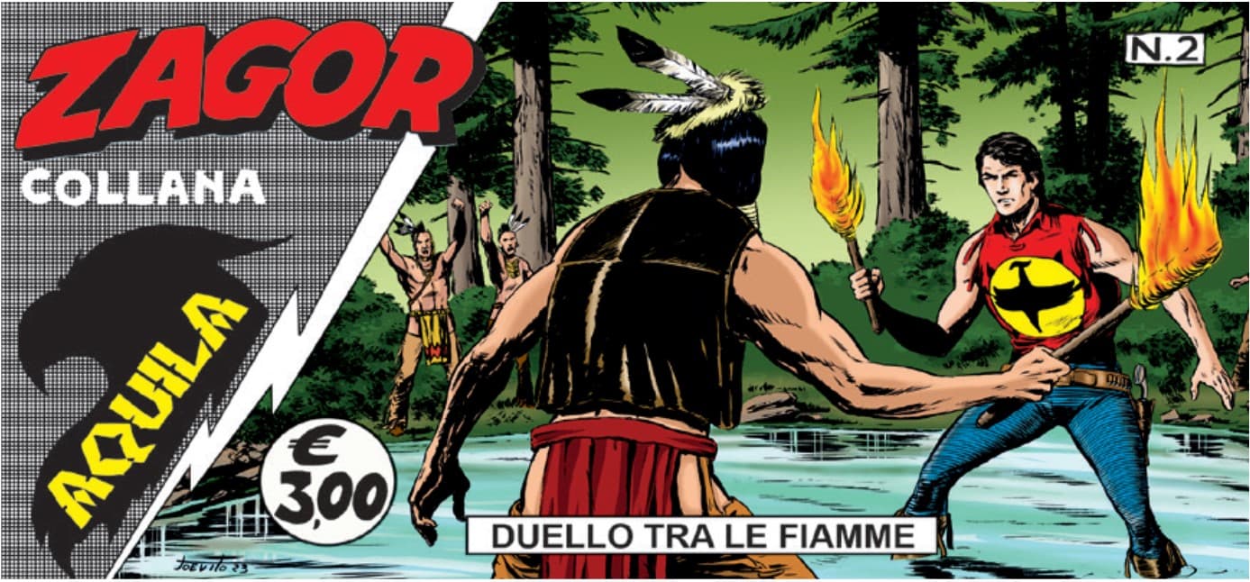 Le Strisce di Zagor - Collana Aquila 2 - Duello tra le Fiamme - Sergio Bonelli Editore - Italiano