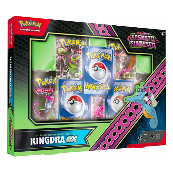 Collezione Illustrazione Speciale Kingdra ex - Segreto Fiabesco Pokémon Scarlatto e Violetto - Italiano