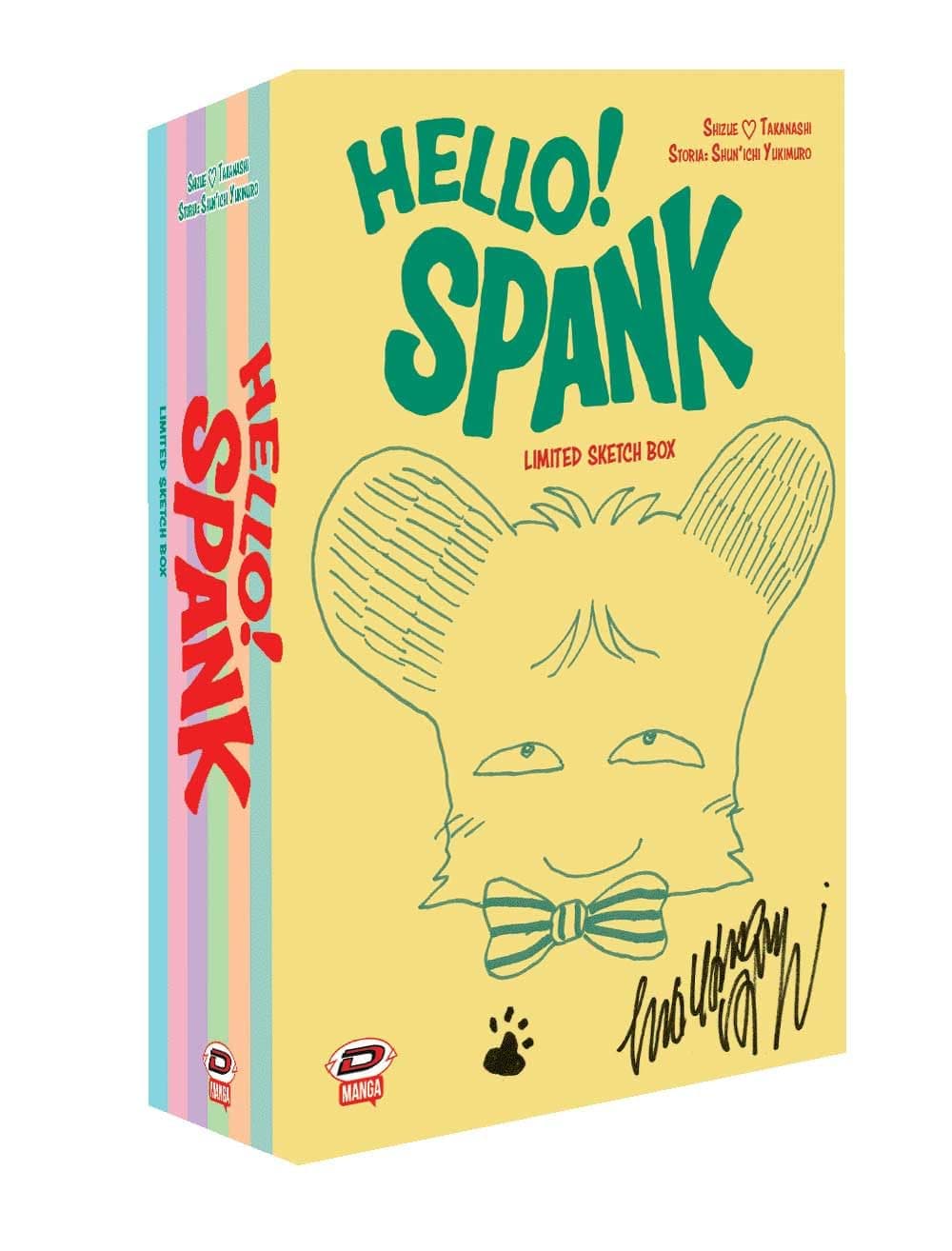 Hello! Spank Cofanetto Limited Sketch Box (Vol. 1-7) - Variant - Dynit - Italiano