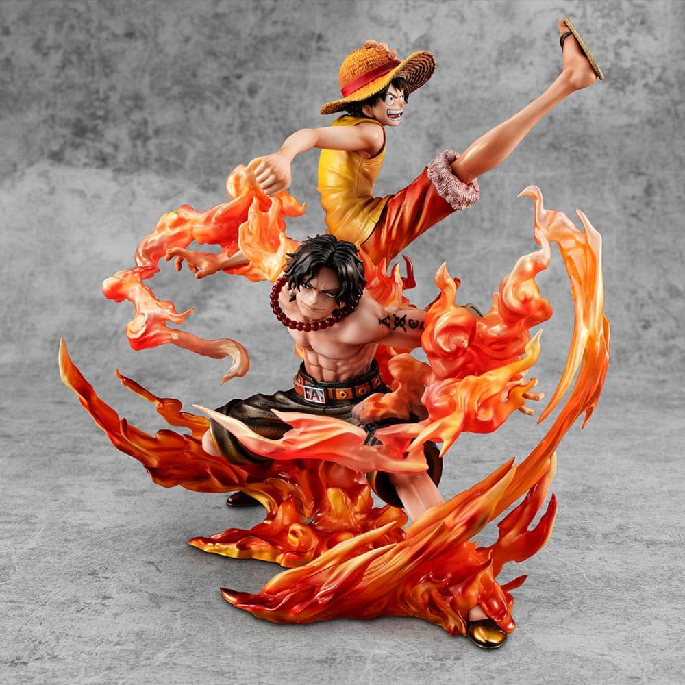 One Piece - Luffy e Ace Bond between brothers 20th Limited Ver. - P.O.P NEO-Maximum PVC Statue 25 cm
