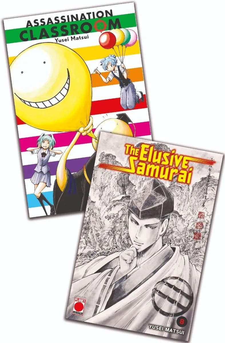 The Elusive Samurai Bundle (8 + Assassination Classroom 1 Variant) - Panini Comics - Italiano