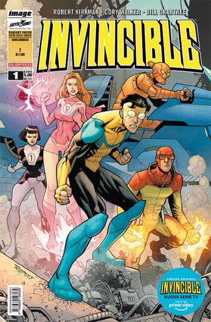 Invincible 1 - Variant TV Series Celebration (Numerata) - Saldapress - Italiano