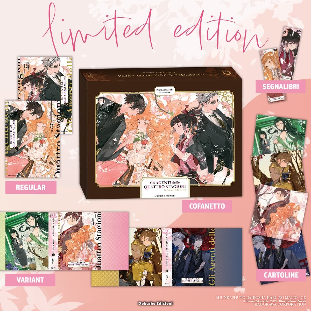 Gli Agenti delle Quattro Stagioni - La Danza della Primavera Cofanetto Limited Edition (Vol. 1-2) - Dokusho Edizioni - Italiano