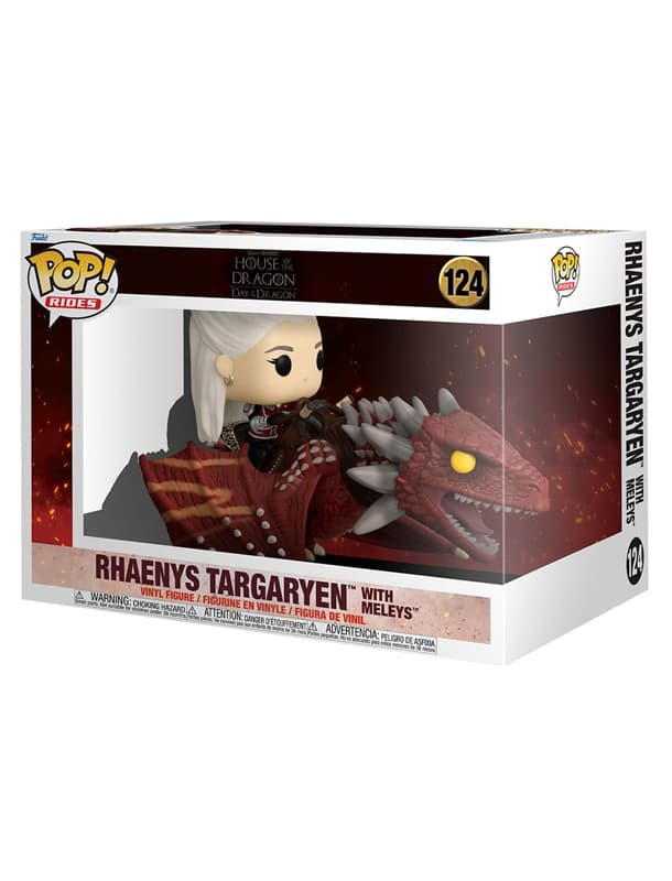 Game of Thrones - House of the Dragon - Rhaenys Targaryen with Meleys - Funko POP! #124 - Rides