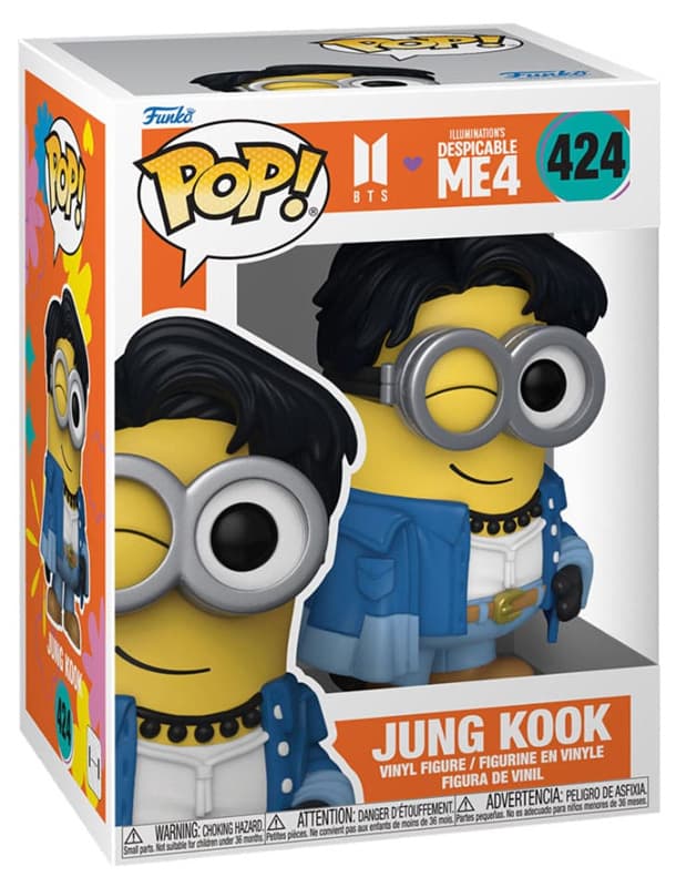 Illumination's Despicable Me 4 - Cattivissimo Me 4 - Jung Kook - Minions x BTS - Funko POP! #424