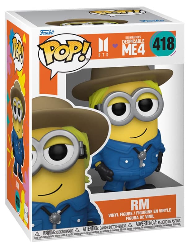 Illumination's Despicable Me 4 - Cattivissimo Me 4 - RM - Minions x BTS - Funko POP! #418