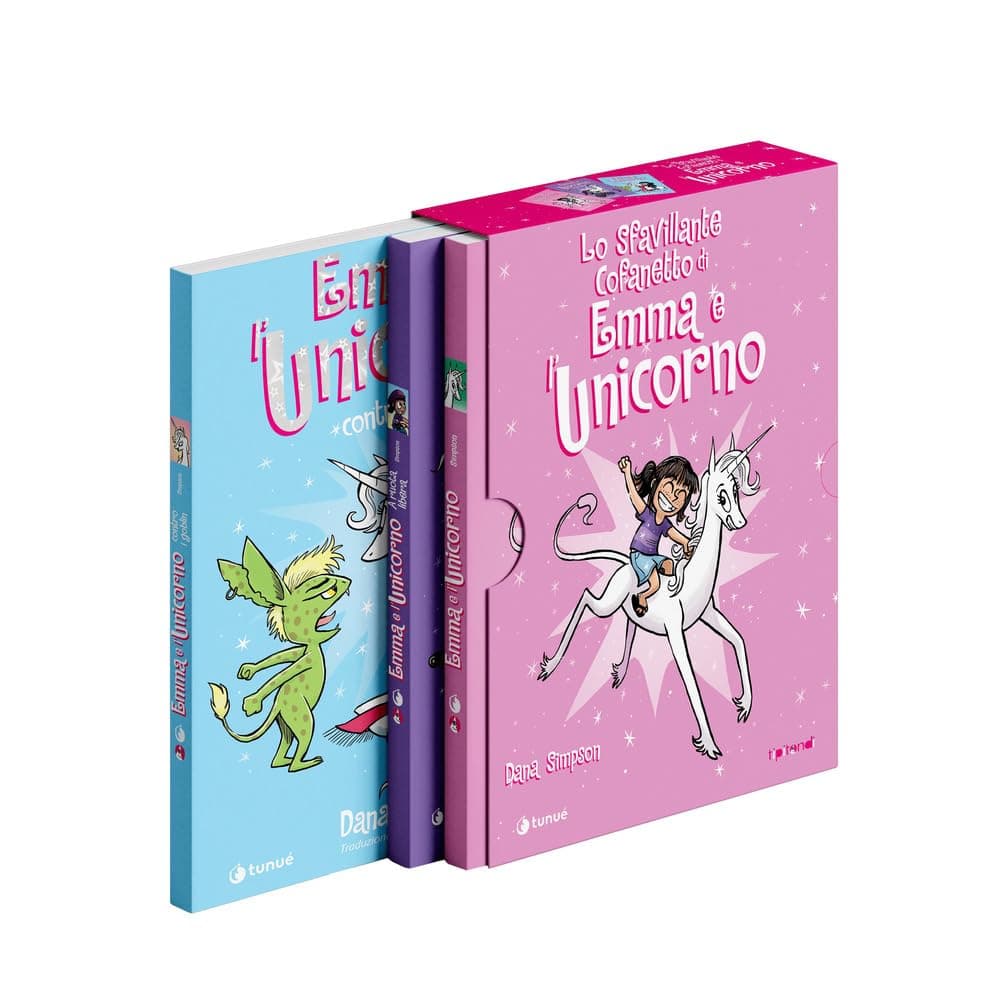 Lo Sfavillante Cofanetto di Emma e l'Unicorno Box - Tipitondi 145 - Tunue - Italiano
