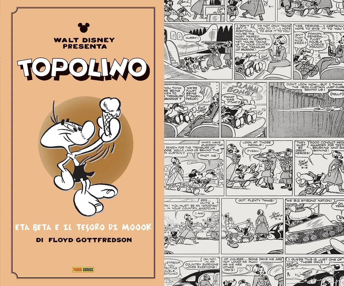 Topolino - Le Strisce di Floyd Gottfredson 1948 - 1951 - Topolino, Eta Beta e il Tesoro di Moook - Disney Classic 17 - Panini Comics - Italiano