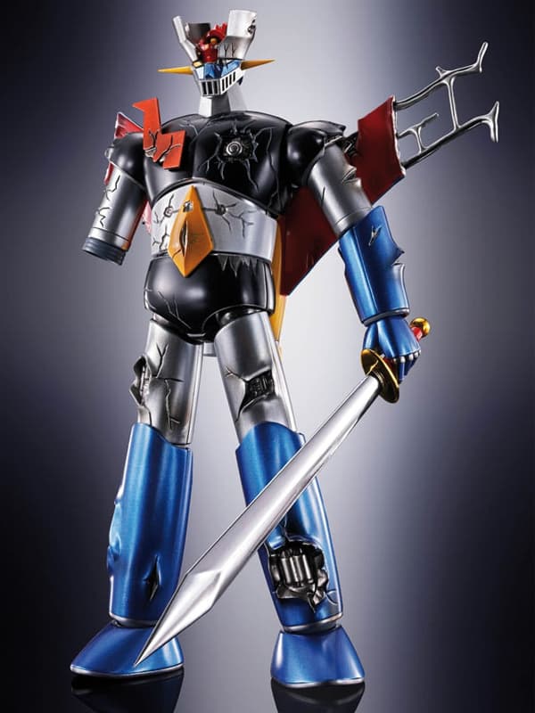 Great Mazinger Soul of Chogokin Diecast Action Figure GX-105D Great Mazinger Z Kakumei Shinka Damage Version