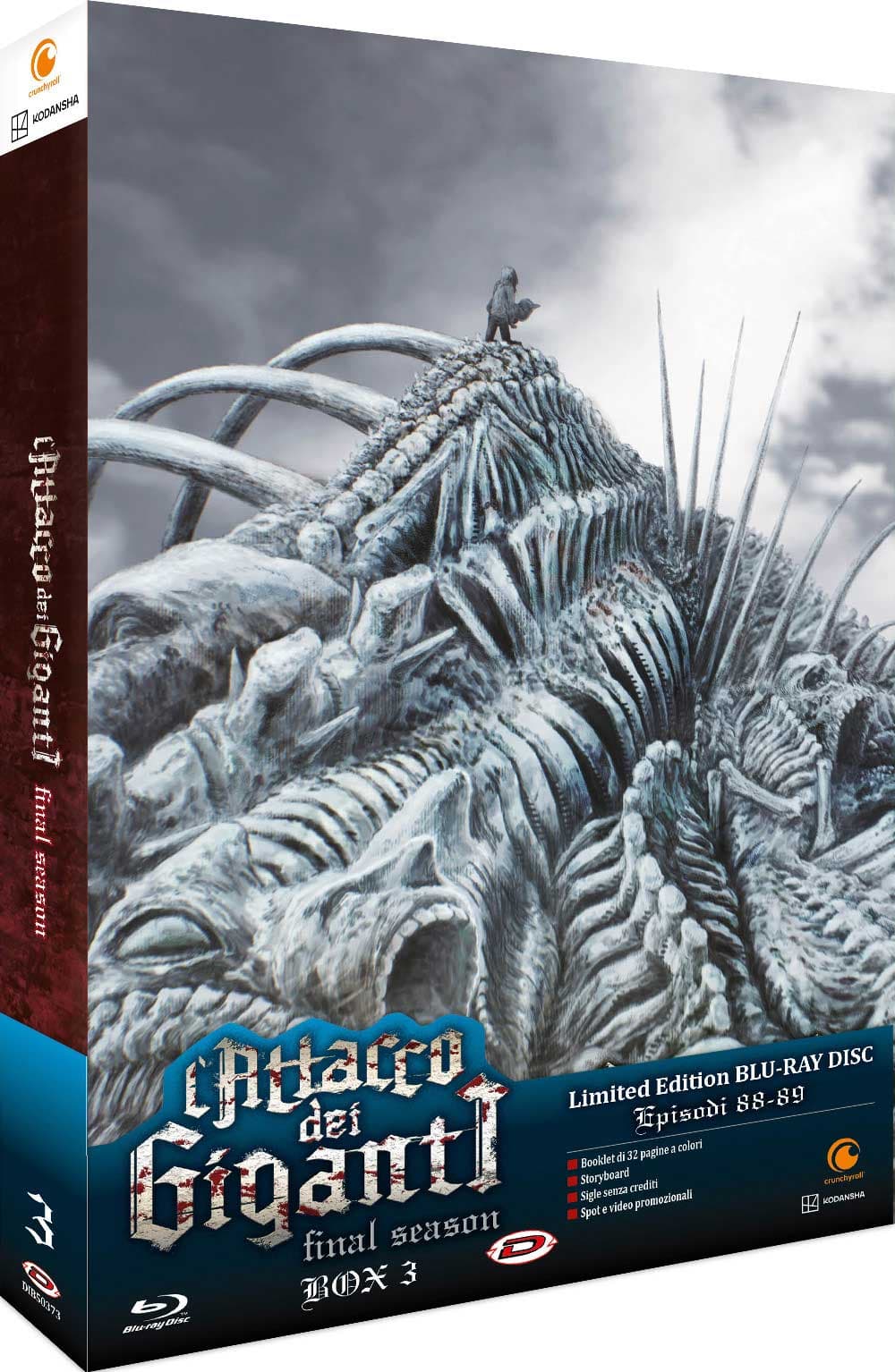 L'Attacco dei Giganti - Attack on Titan - Final Season - Box 3 - Episodi 88 / 89 - Anime - Blu-Ray - Dynit - Italiano / Giapponese