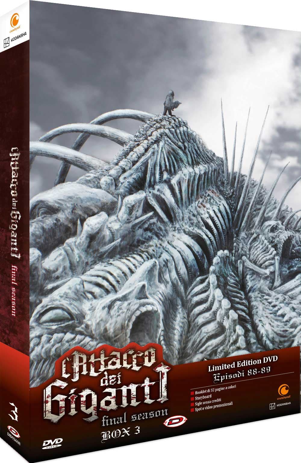 L'Attacco dei Giganti - Attack on Titan - Final Season - Box 3 - Episodi 88 / 89 - Anime - DVD - Dynit - Italiano / Giapponese
