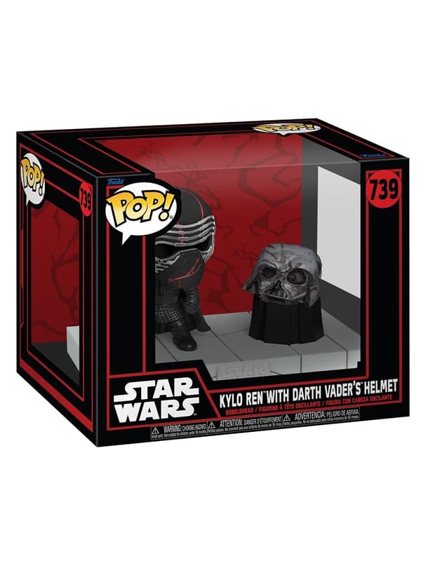 Star Wars Dark Side - Kylo Ren with Darth Vader's Helmet - Funko POP! #739 - Deluxe