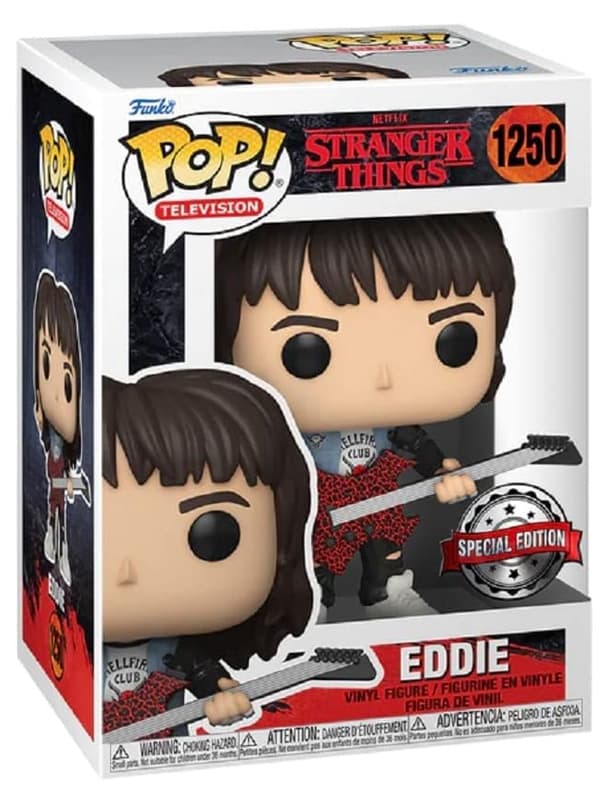 Stranger Things - Eddie - Funko POP! #1250 - Special Edition - Television