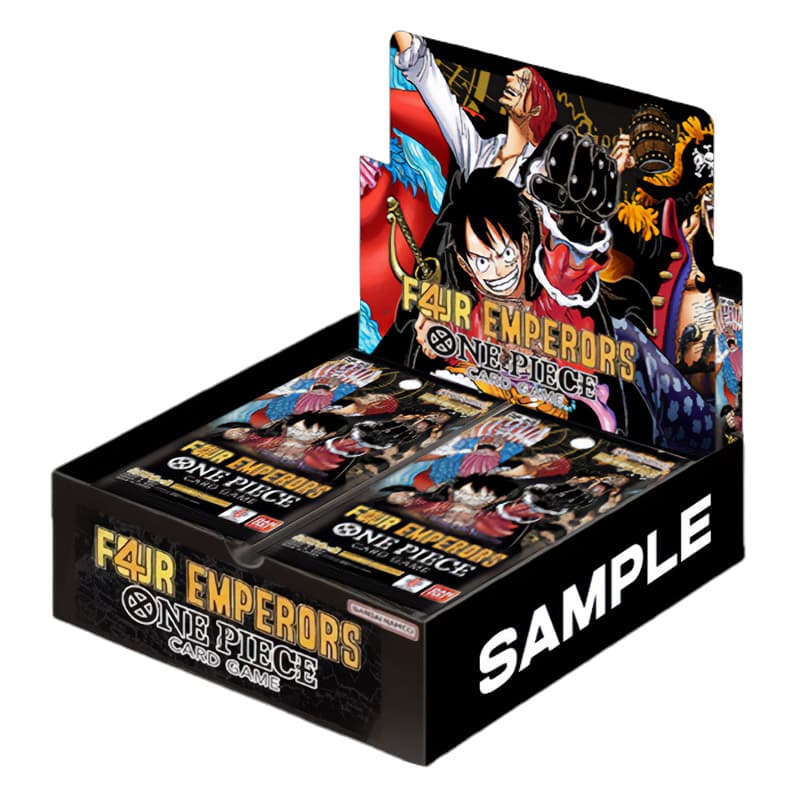 Box 24 Buste - OP-09 Four Emperors - One Piece Card Game - Inglese