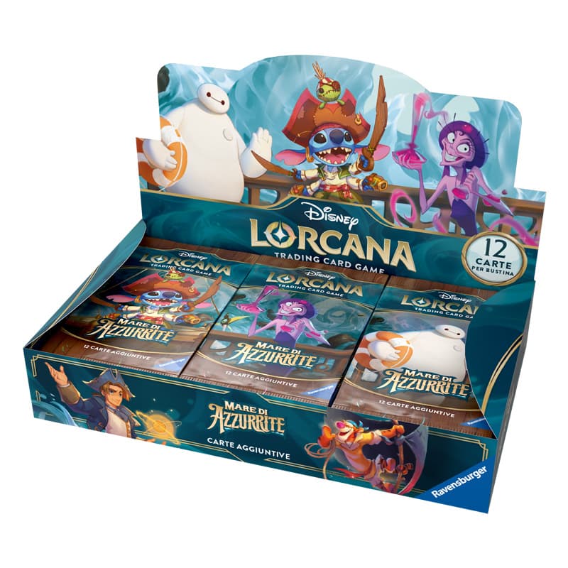 Disney Lorcana - Box 24 Buste - Mare di Azzurrite - Azurite Sea - Italiano
