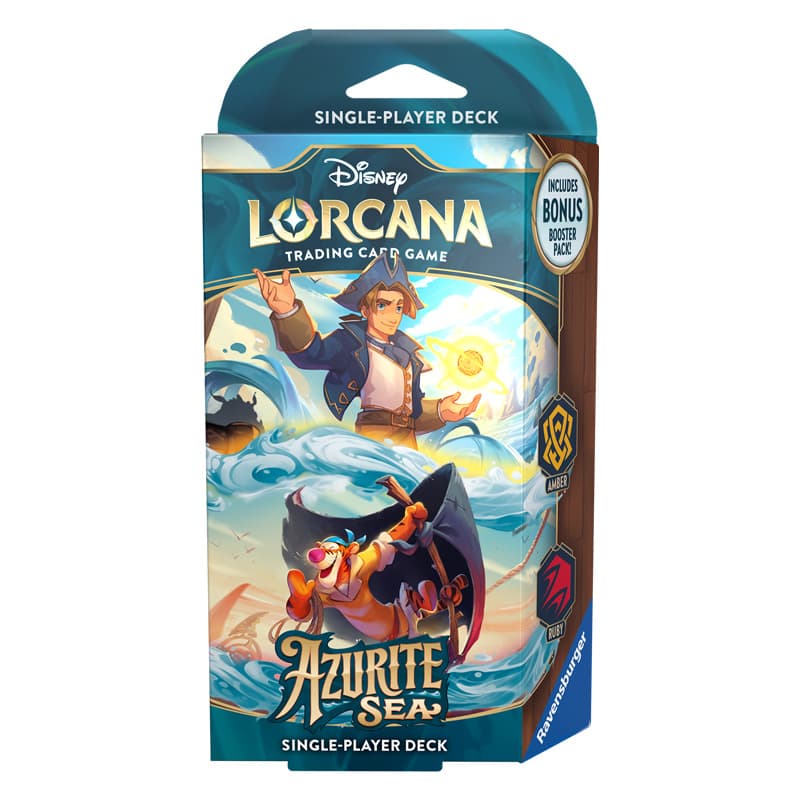 Disney Lorcana - Starter Deck Ambra Rubino - Mare di Azzurrite - Azurite Sea - Inglese