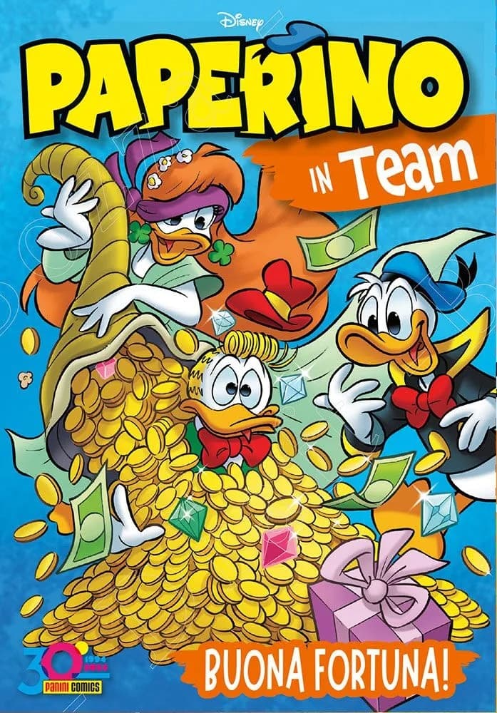 Paperino in Team - Fortuna - Disney Team 110 - Panini Comics - Italiano