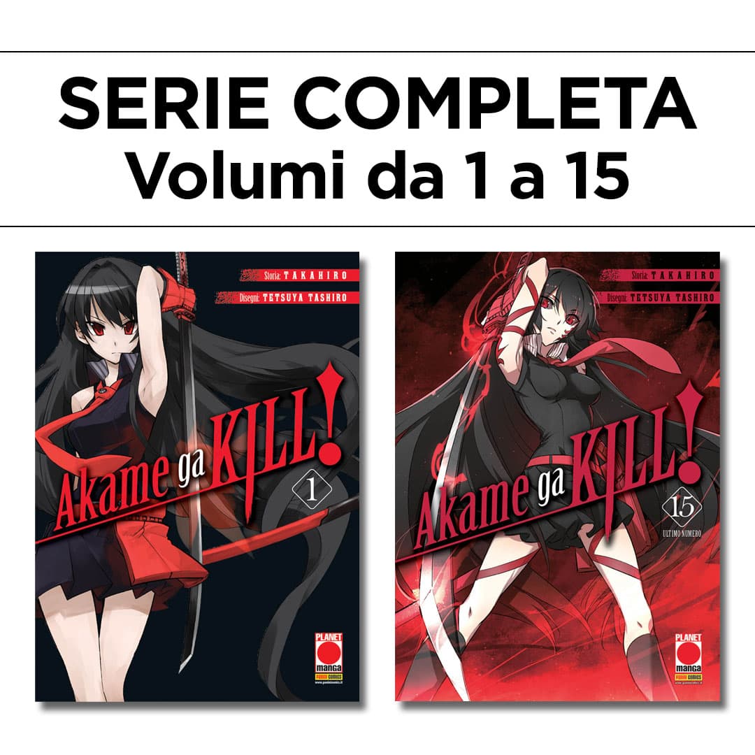 Akame Ga Kill! 1/15 - Ristampa - Serie Completa - Panini Comics - Italiano