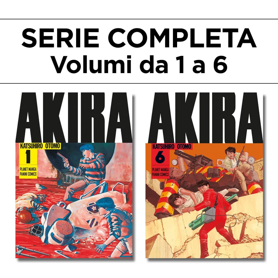 Akira 1/6 - Nuova Edizione - Serie Completa - Panini Comics - Italiano