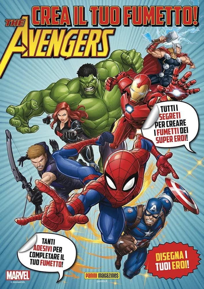 Crea il tuo Fumetto! - The Avengers - Panini Colors 32 - Panini Comics - Italiano