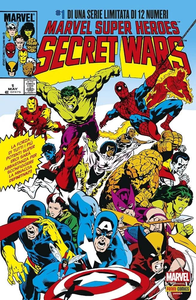 Marvel Super Heroes Secret Wars 1 - Marvel Replica Edition - Panini Comics - Italiano