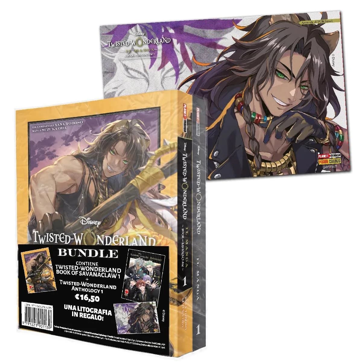 Twisted-Wonderland - Il Manga: Book of Savanaclaw Bundle (1 + Twisted-Wonderland - Anthology 1) - Panini Comics - Italiano