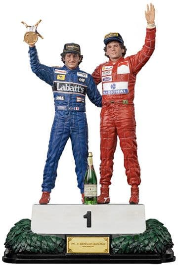 Ayrton Senna Deluxe Art Scale Statue 1/10 Alain Prost & Ayrton Senna (The Last Podium 1993) 27 cm