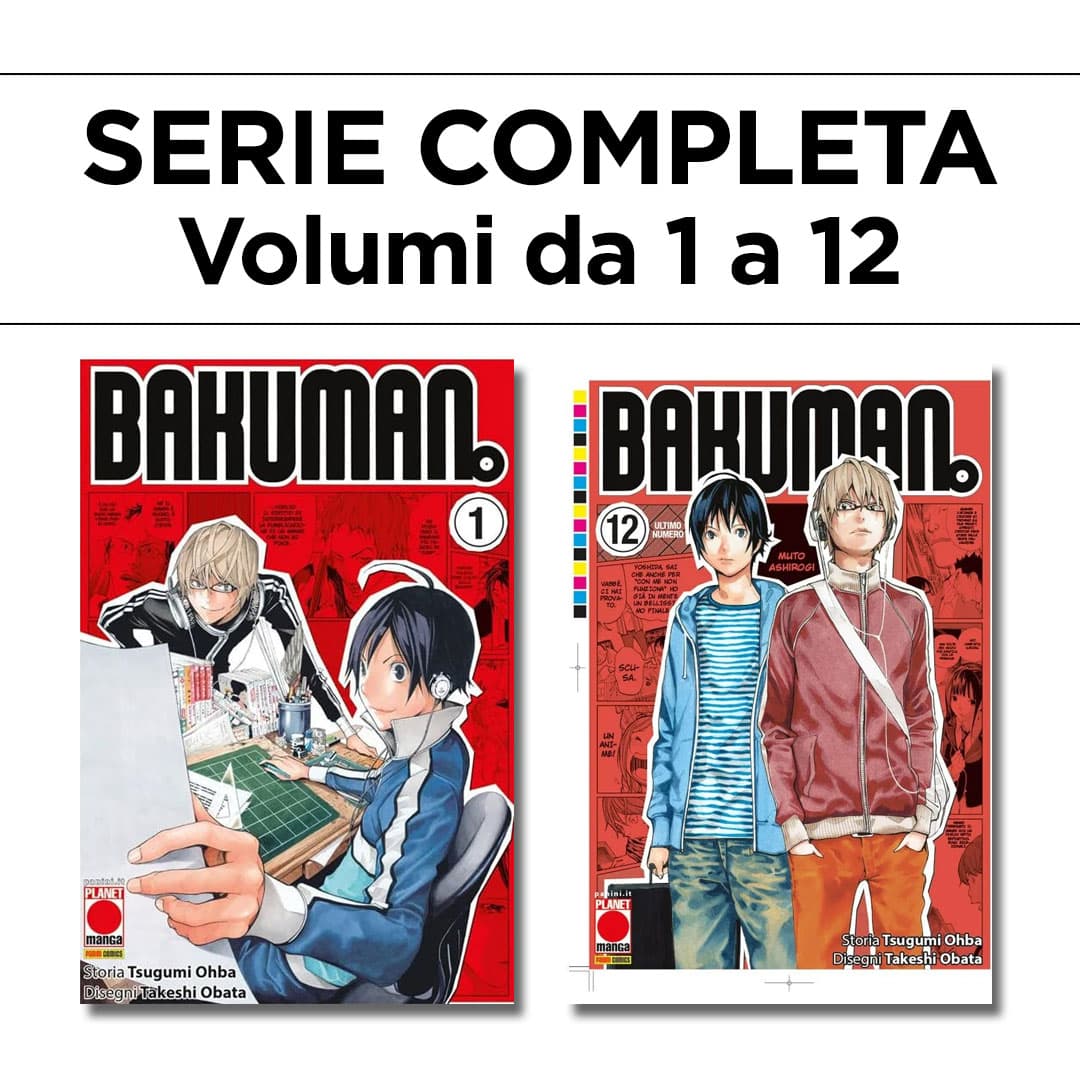 Bakuman. 1/12 - Serie Completa - Panini Comics - Italiano