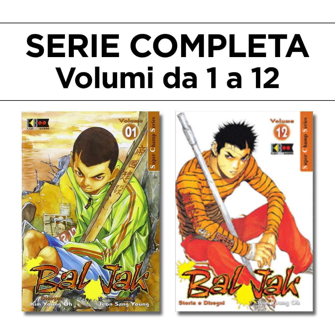 Bal Jak 1/12 - Serie Completa - Flashbook - Italiano