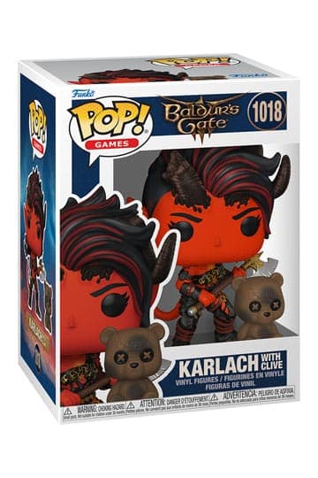 Baldur's Gate Funko POP! & Buddy Vinyl Figure Karlach & Clive 9 cm #1018 - Games