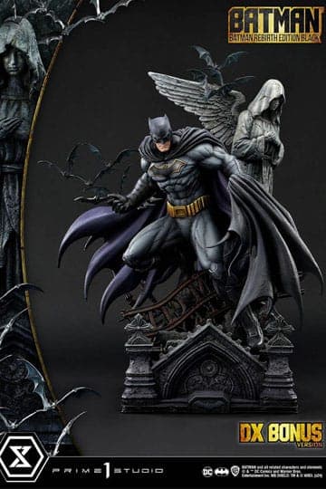 Batman Ultimate Premium Masterline Series Statue 1/4 Batman Rebirth Edition Black Deluxe Bonus Version 71 cm