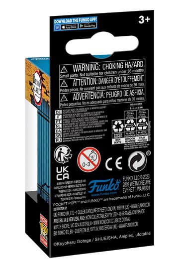 Demon Slayer Pocket Funko POP! Vinyl Keychains 4 cm Nezuko - Demon Slayer