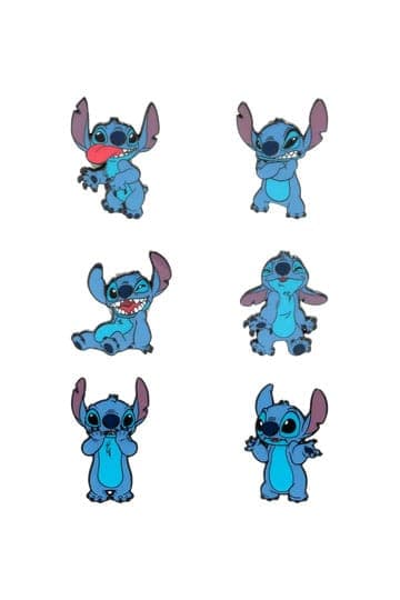 Disney Loungefly Enamel Pins Stitch Funny Faces - Disney