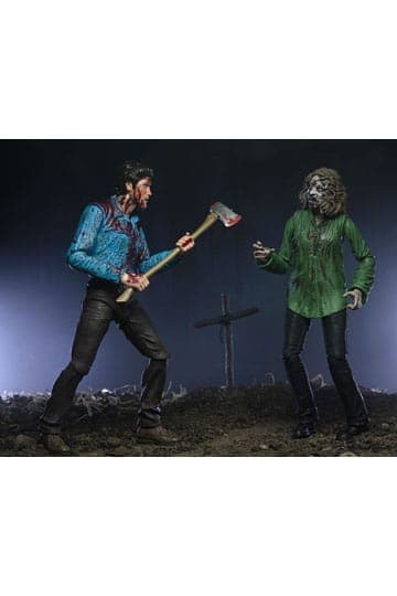 Evil Dead Ultimate Action Figure 2-Pack Bloody Ash & Cheryl Williams 18 cm