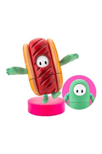Fall Guys: Ultimate Knockout Action Figure 1/20 Pack 03 Mint Chocolate / Hot Dog Skin 8 cm