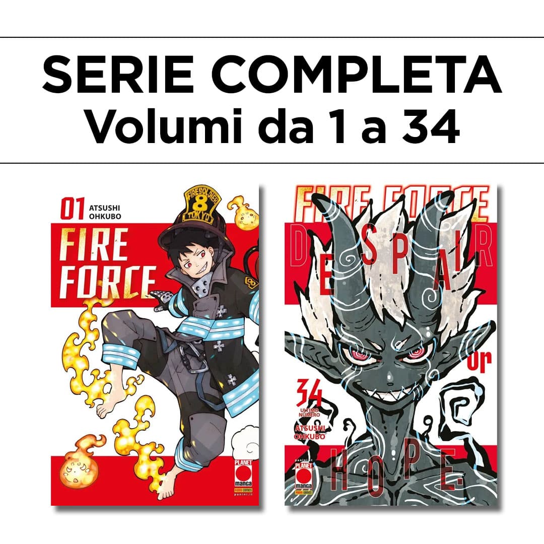 Fire Force 1/34 - Ristampa - Serie Completa - Panini Comics - Italiano