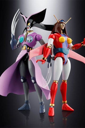 Great Mazinger Soul of Chogokin Diecast Action Figures GX-114 Janus & GX-12R Venus A Set 17 cm