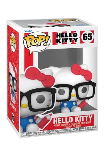 Hello Kitty Funko POP! Sanrio Vinyl Figure Hello Kitty Nerd 9 cm #65 - Animation