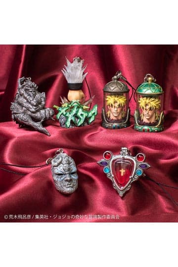 JoJo's Bizarre Adventure Mini figures Set Super Strap Collection Blind Box (6)