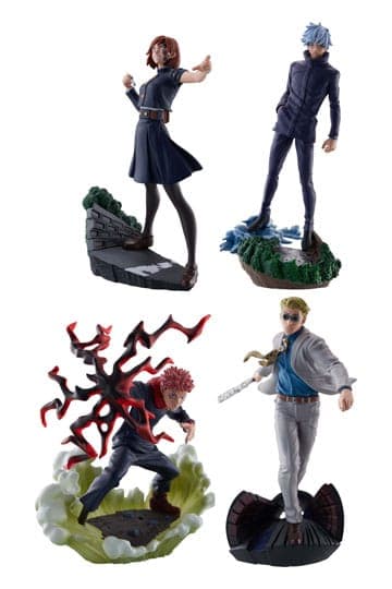 Jujutsu Kaisen Petitrama Series Trading Figure 3-Set Jujutsu Kaisen Series Vol.2 Setn 9 cm