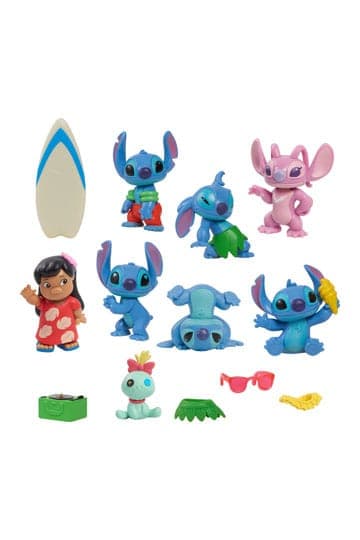Lilo & Stitch Mini Figure 8-Pack Stitch Deluxe Figure Set 7 cm