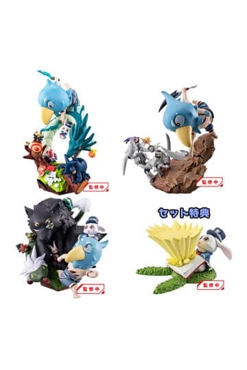 Shangri-La Frontier Petitrama EX Series Trading Figure 3-Set Shangri-La Frontier vs Monster Diorama Collection Set 11 cm (with gift)