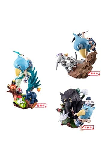 Shangri-La Frontier Petitrama EX Series Trading Figure 3-Set Figures Shangri-La Frontier vs Monster Diorama Collection Set 11 cm